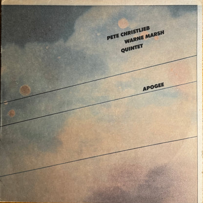 Pete Christlieb Warne Marsh Apogee LP (Warner Bros, 1978, Vinyl LP) EX/EX