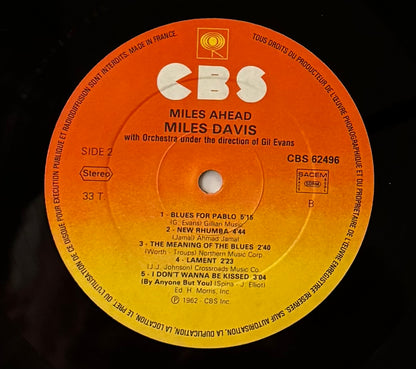 Miles Davis - Miles Ahead (VINYL LP, CBS France, 1970s Reissue) - EX/EX