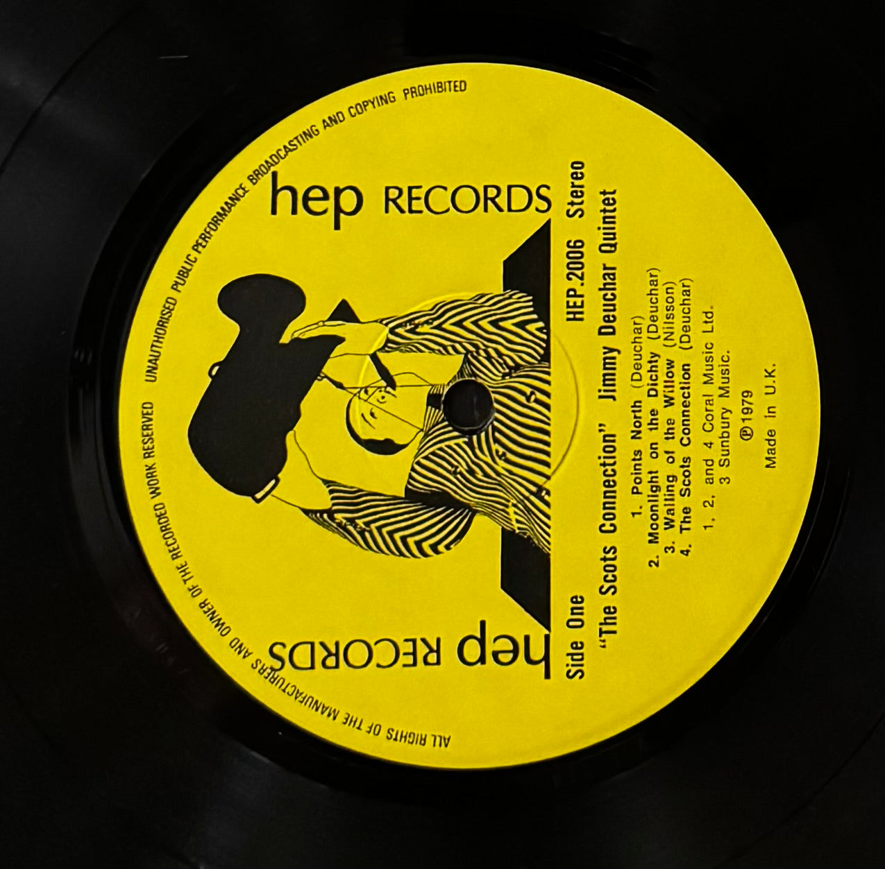 Jimmy Deuchar Quintet – The Scots Connection (Vinyl LP, Hep Records, 1979) – VG+/EX