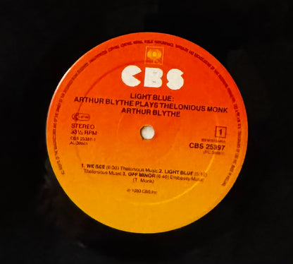 Arthur Blythe – Light Blue: Arthur Blythe Plays Thelonious Monk (Vinyl LP, Columbia, 1983) – EX/EX