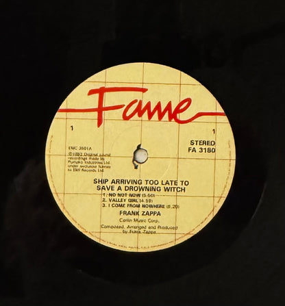Frank Zappa – Ship Arriving Too Late to Save a Drowning Witch (Vinyl LP, UK Fame 1984) – EX/EX