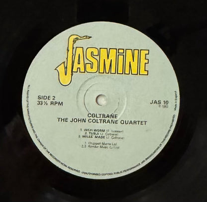 John Coltrane – Coltrane (Vinyl LP, Jasmine, 1983 UK Reissue) – VG+/EX
