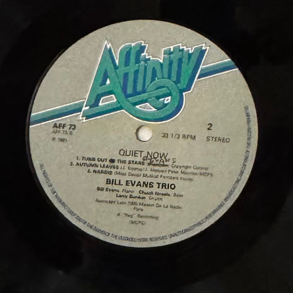 Bill Evans Trio – Quiet Now (Vinyl LP, Affinity UK) – VG+/EX