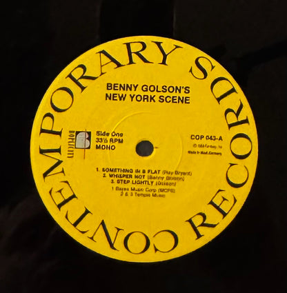 Benny Golson – Benny Golson’s New York Scene (Vinyl LP, Contemporary COP 043) – EX/EX