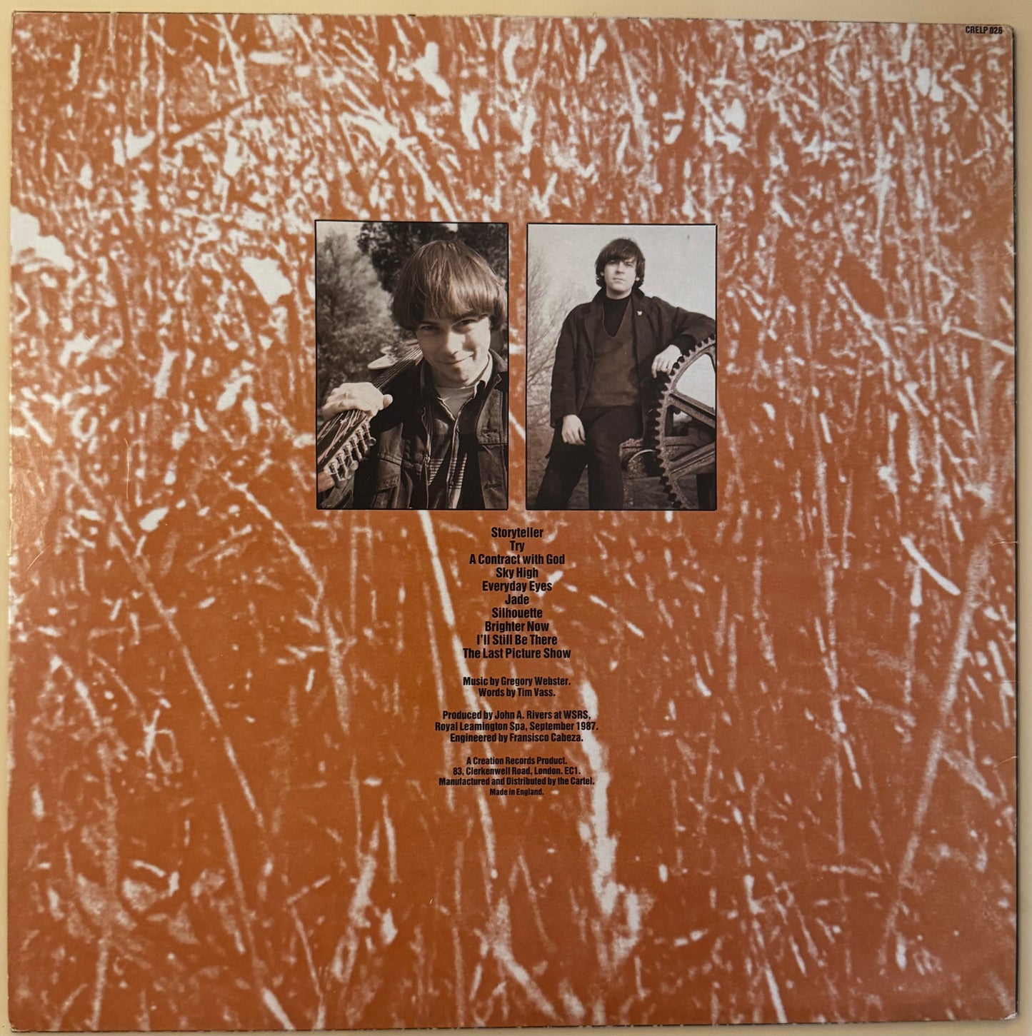 Razorcuts – Storyteller (Vinyl LP, Creation Records, 1988) – EX/EX