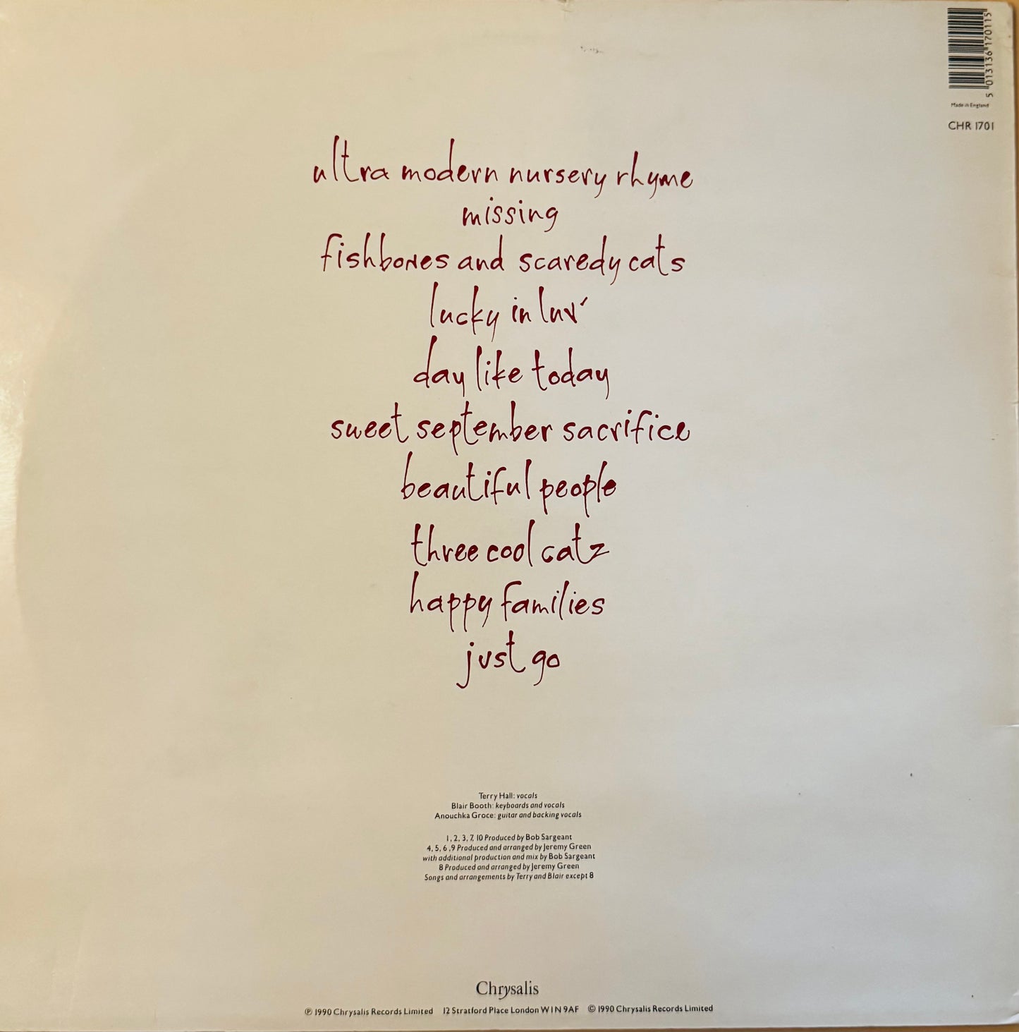 Terry, Blair & Anouchka – Ultra Modern Nursery Rhymes (Vinyl LP, Chrysalis, 1990) – EX/EX