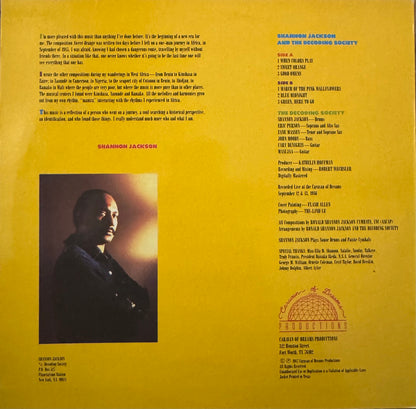 Ronald Shannon Jackson – When Colors Play (Vinyl LP, Caravan Of Dreams 1987) – EX/ EX