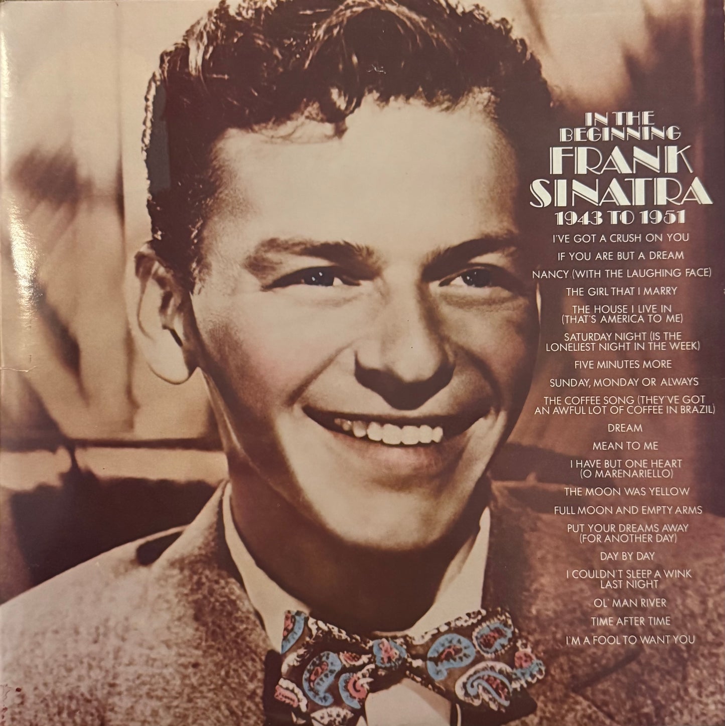 Frank Sinatra – In the Beginning 1943–1951 (2-LP Vinyl, CBS, 1970s) – EX/ EX