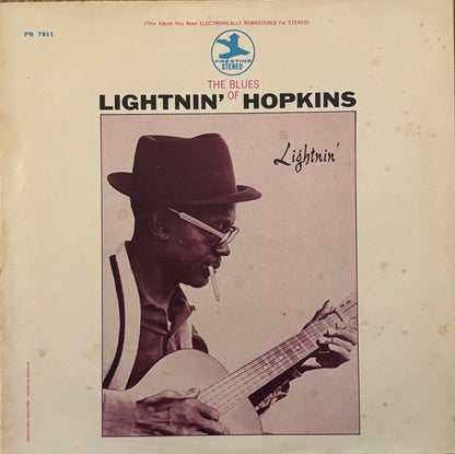 Lightnin’ Hopkins – The Blues of Lightnin’ Hopkins (Vinyl LP, Prestige Bluesville, 1960) – VG/ EX