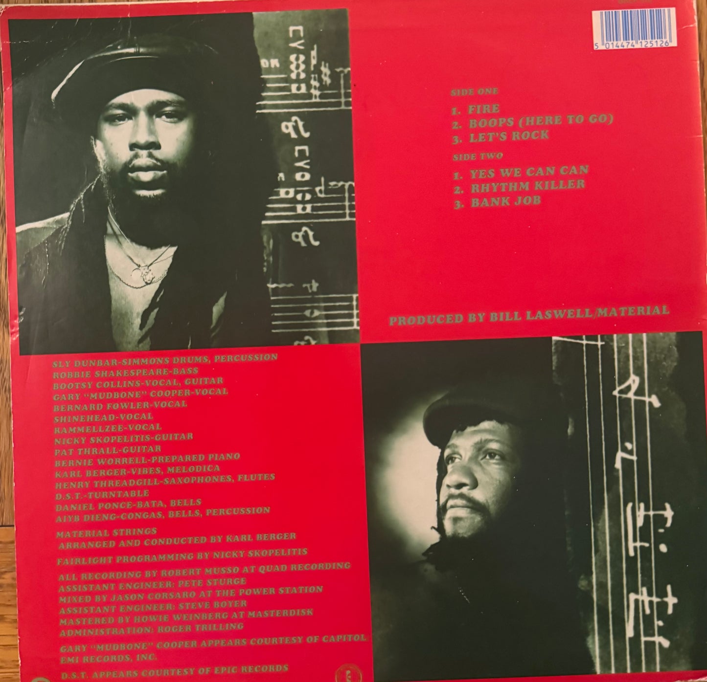 Sly & Robbie – Rhythm Killers (Vinyl LP, Island Records, 1987) – EX/ EX