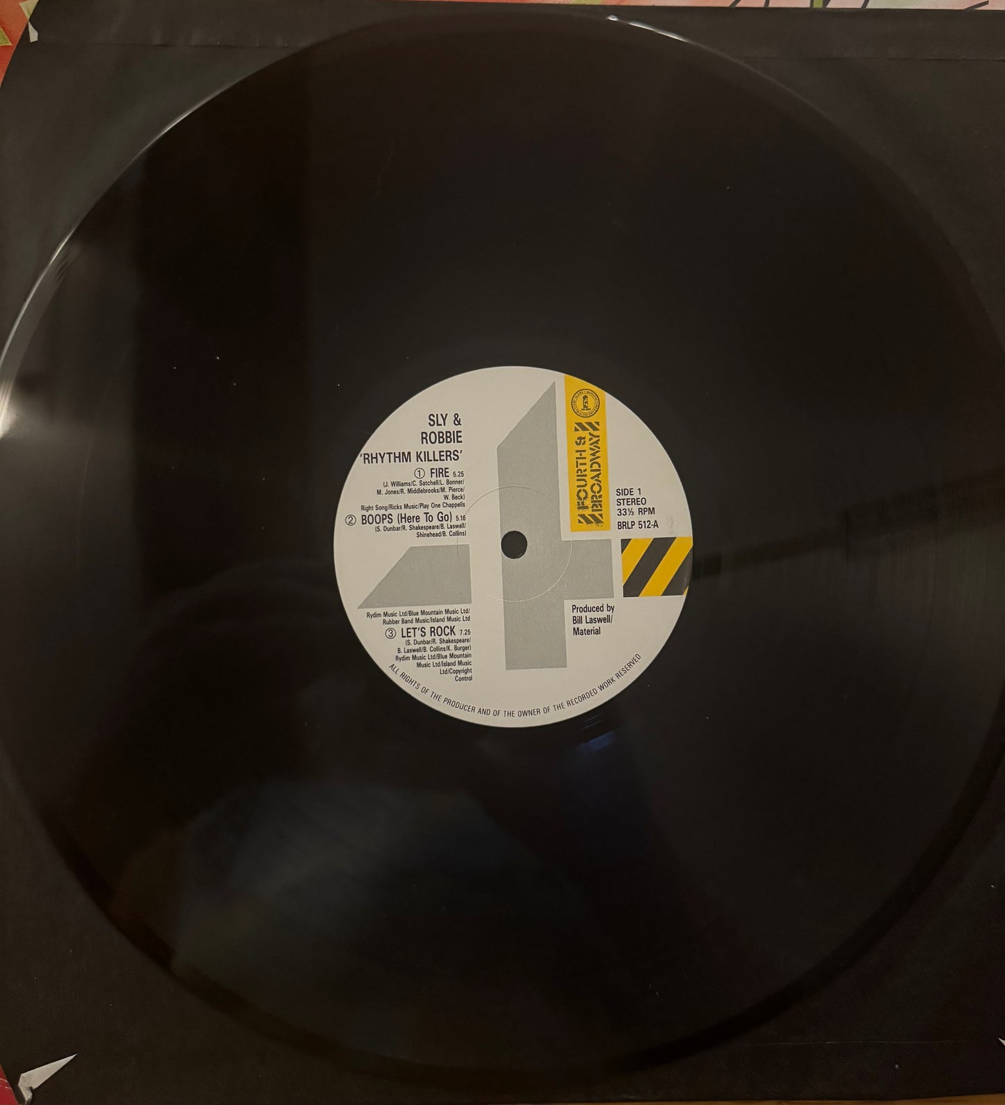 Sly & Robbie – Rhythm Killers (Vinyl LP, Island Records, 1987) – EX/ EX