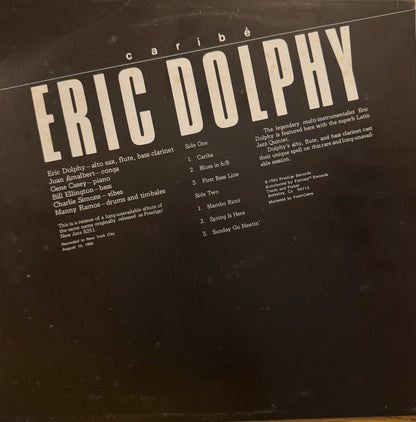 Eric Dolphy – Eric Dolphy With the Latin Jazz Quintet (Vinyl LP, New Jazz, 1960) – VG/ EX