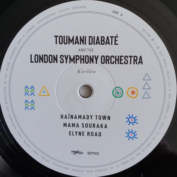 Toumani Diabaté & The London Symphony Orchestra – Kôrôlén (Vinyl LP, World Circuit) – Mint / Sealed