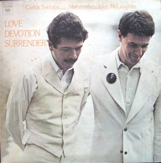 Carlos Santana & Mahavishnu John McLaughlin – Love Devotion Surrender (Vinyl LP, Columbia, 1973) – EX / EX