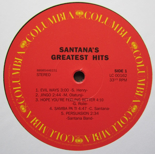 Santana – Santana’s Greatest Hits (Vinyl LP, Columbia, 2017 Reissue) – Mint / Sealed