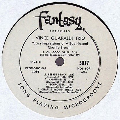Vince Guaraldi Trio -Jazz Impressions of a Boy named Charlie Brown ( sky blue vinyl LP, Fantasy RSD 25) - Mint/ Sealed