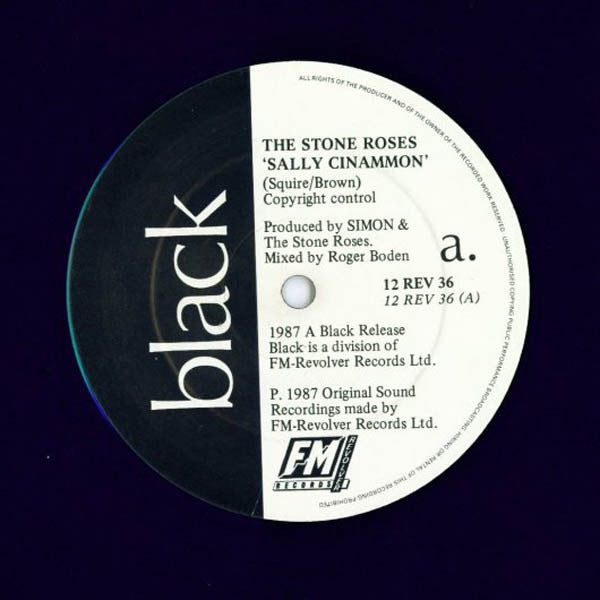 The Stone Roses Sally Cinnamon [12" Vinyl, 1987 Black Records OG Pressing]