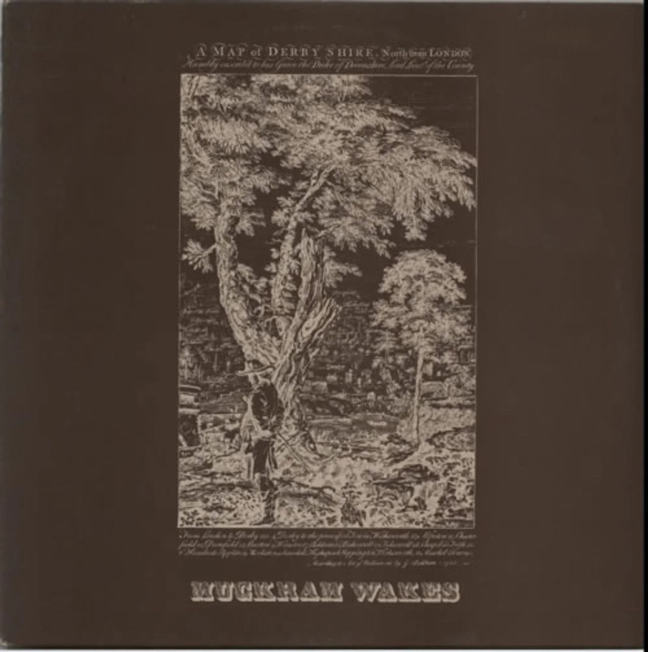 Muckram Wakes – A Map of Derbyshire (Vinyl LP, Leader Sound Ltd, 1973) – VG+ / EX