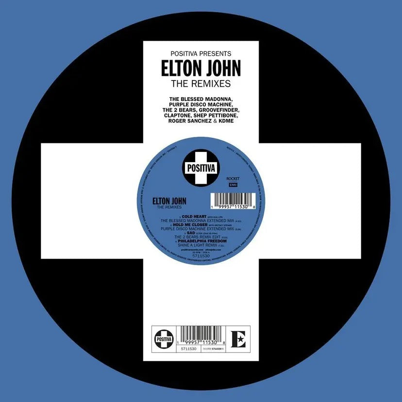 Elton John – The Remixes (Glow in the Dark Vinyl LP, Polydor Records, Record Store Day 2026) – Mint / Sealed
