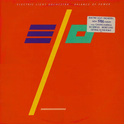 Electric Light Orchestra - Balance of Power (Vinyl LP, Jet , 1986) - Near Mint