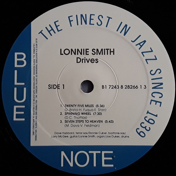 Lonnie Smith - Drives (Vinyl LP, Blue Note, 1994) - EX / EX