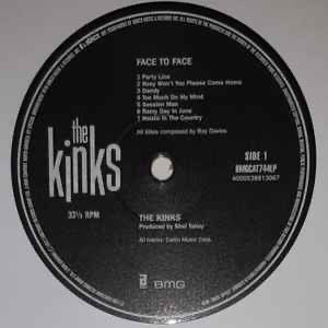The Kinks – Face to Face (Vinyl LP, Sanctuary Records, 2022 Reissue) – Mint / Sealed