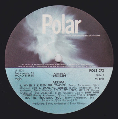 ABBA – Arrival (Vinyl LP, Polar Music, 1976) – EX / EX