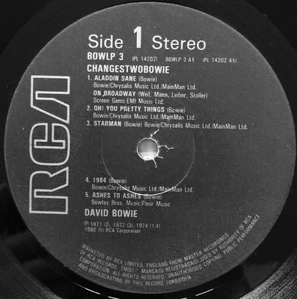 David Bowie - Changes Two (Vinyl LP, RCA, 1981) - Near Mint