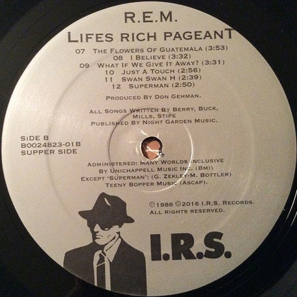 R.E.M. – Life’s Rich Pageant (Vinyl LP, IRS, 2016) – Near Mint