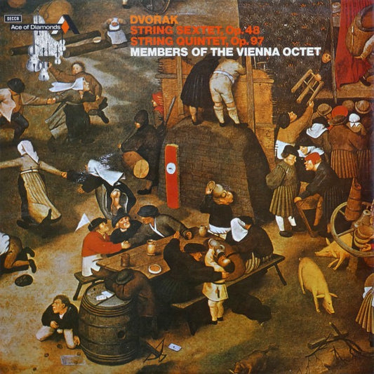 Dvorak – String Sextet No. 1 & String QuiDvořák – String Sextet & String Quintet – Members of the Vienna Octet (Vinyl LP, Ace of Diamonds SDD 315, 1972) – EX / EX Description