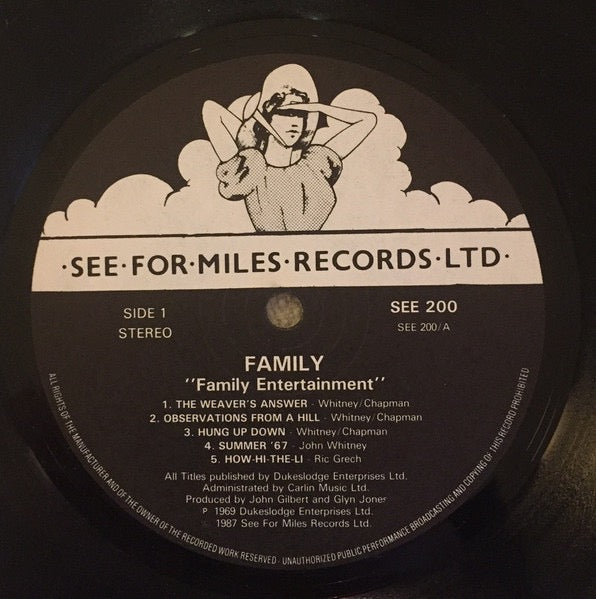 Family - Entertainment (Vinyl LP, See for Miles) - EX / EX