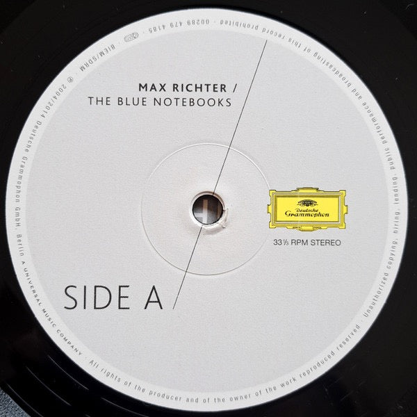 Max Richter _ The Blue Notebooks (Vinyl LP,, Deustche Gramophone, 2015) - NM