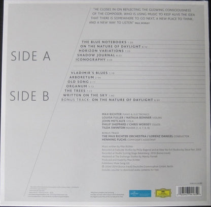 Max Richter _ The Blue Notebooks (Vinyl LP,, Deustche Gramophone, 2015) - NM