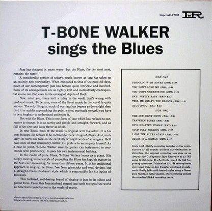 T-Bone Walker Sings the Blues LP Pure Analogue 2013 N.Mint