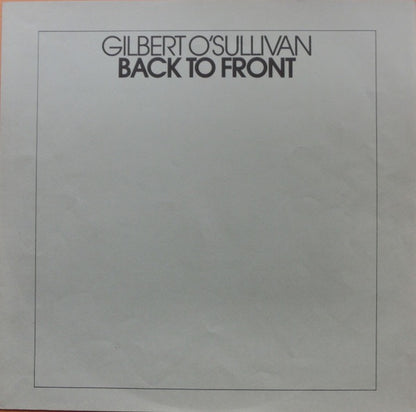 Gilbert O'Sullivan - Back To Front (Vinyl LP, MAM 1972) - Ex / Ex