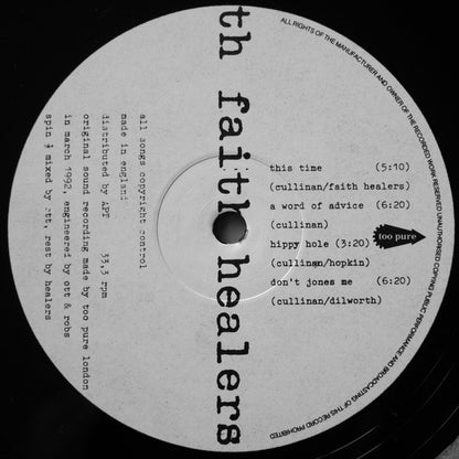 Th' Faith Healers – Lido (Vinyl LP, Too Pure PURE 46, 1992) – EX / EX