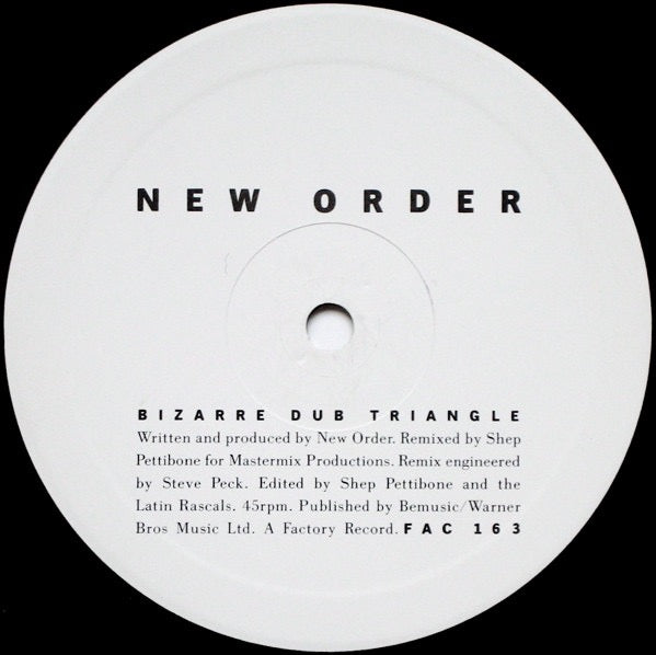 New Order – Bizarre Love Triangle (12" Vinyl, Factory Records, 1986) – Near Mint