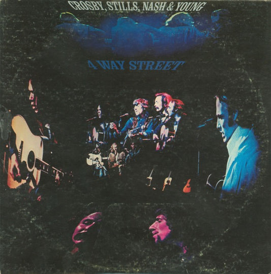 Crosby, Stills, Nash & Young – 4 Way Street (2× Vinyl LP, Atlantic, 1973) – EX / EX