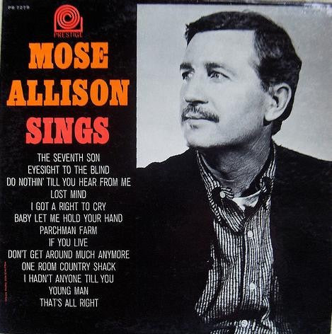Mose Allison - Sings (Vinyl LP, Prestige OJC, 1987) - EX /EX