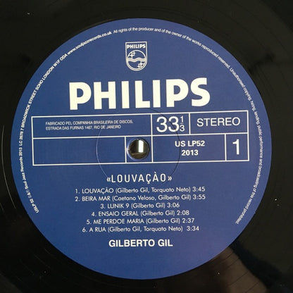 Gilberto Gil - Louvacao (Vinyl LP, Philips) - Mint / Sealed