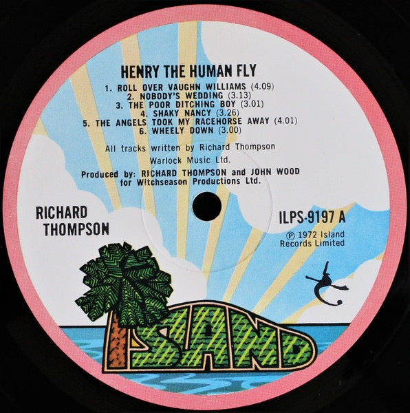 Richard Thompson – Henry the Human Fly (Vinyl LP, Island Records, 1972) – NM / NM