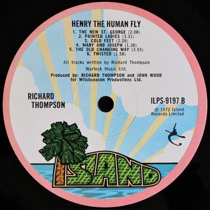 Richard Thompson – Henry the Human Fly (Vinyl LP, Island Records, 1972) – NM / NM