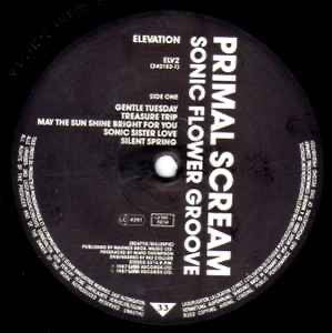 Primal Scream - Sonic Flower Groove (Vinyl LP, Elevation, 1987) - EX / EX
