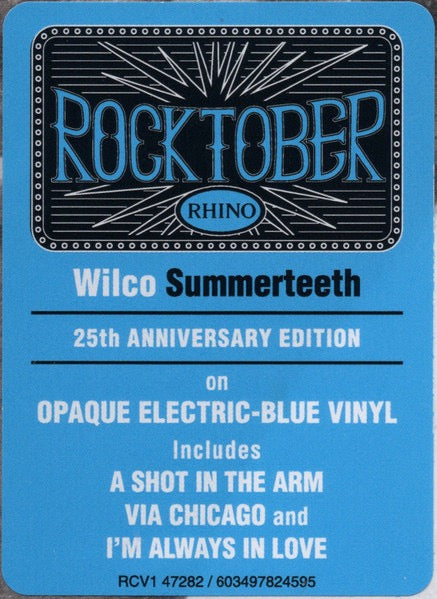 Wilco – Summerteeth (2× Vinyl LP, Blue Vinyl, 25th Anniversary Edition, Reprise Records) – Mint / Sealed
