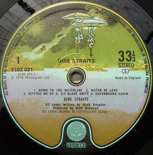 Dire Straits – Dire Straits (Vinyl LP, Mercury Records, Reissue) – Mint / Sealed