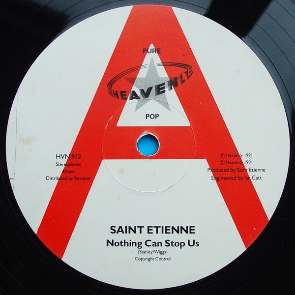 Saint Etienne – Nothing Can Stop Us / Speedwell (12" Vinyl Single, Heavenly, 1991) – EX / EX