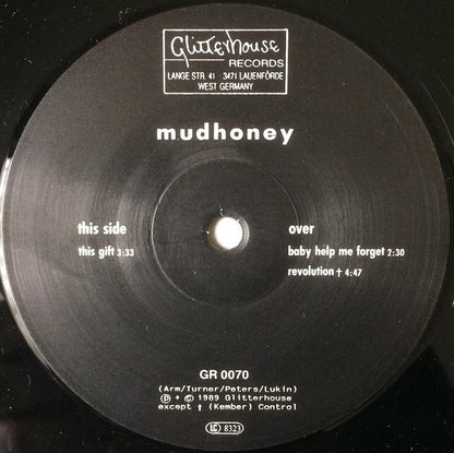 Mudhoney - This Gift / Baby Help me Forget (Vinyl 12", Glitterhouse, 1989) - EX / EX