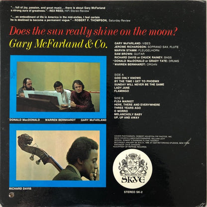 Gary McFarland & Co - Does the Sun Really Shine on the Moon? (Vinyl LP, Skye 1969) - Ex / Ex