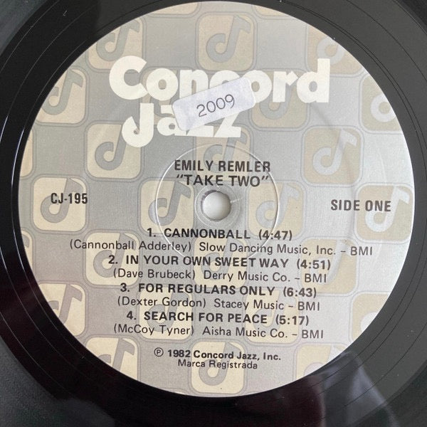 Emily Remler Quartet - Take Two (Concord, Vinyl LP) - EX / EX