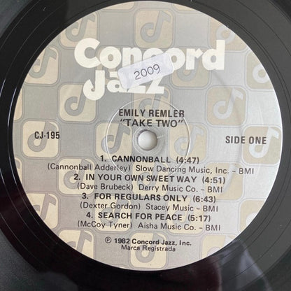 Emily Remler Quartet - Take Two (Concord, Vinyl LP) - EX / EX